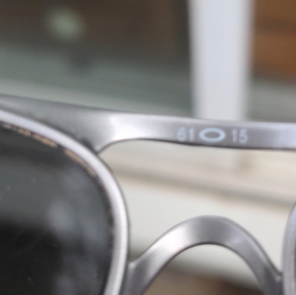 Oakley Crosshair Frames Only OO4060-06 Aviator Silver VTG - Picture 3 of 5